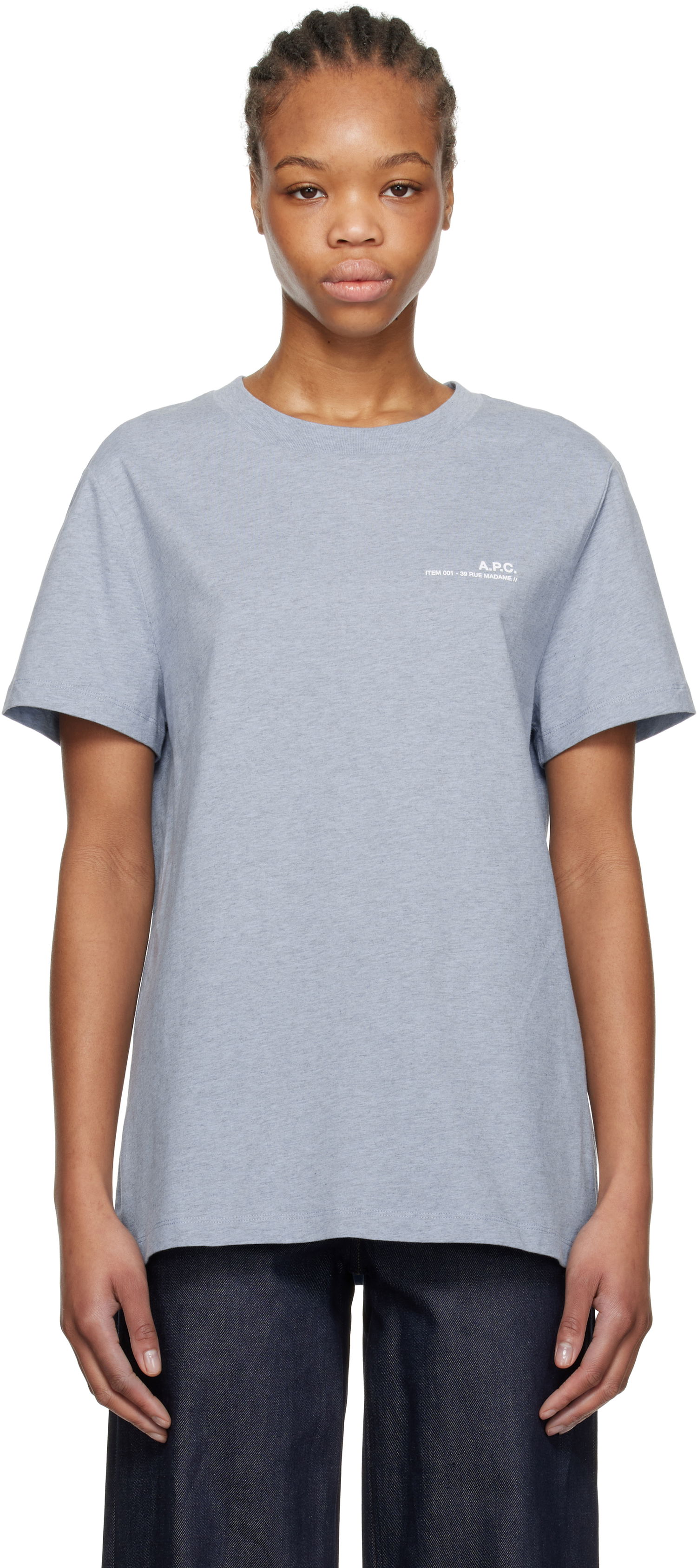 T-paita A.P.C. A.P.C. Standard Item Overdye T-Shirt Sininen | COHBO-M26421, 0