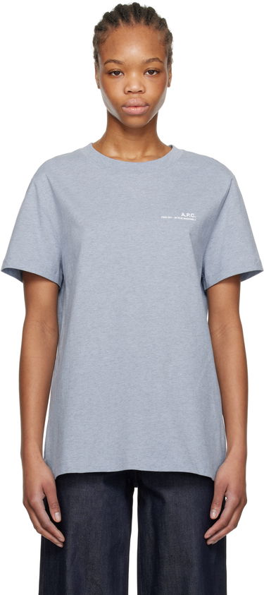 T-paita A.P.C. A.P.C. Standard Item Overdye T-Shirt Sininen | COHBO-M26421, 0
