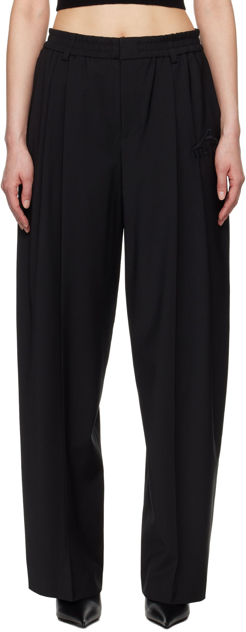 Housut Alexander Wang Alexander Wang Tropical Wool Balloon Trousers Musta | 1WC2254811