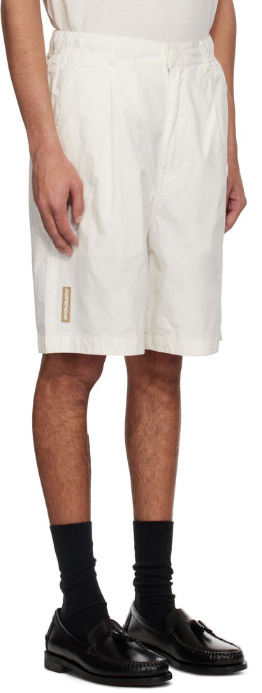 Shortsit AAPE by A Bathing Ape AAPE by A Bathing Ape 'AAPE Now' Woven Shorts Valkoinen | AAPSPMB670XXNIVX, 1