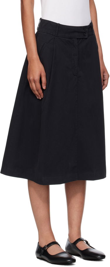 Hame A.P.C. A.P.C. Deborah Midi Skirt Musta | COHKU-F06453, 1