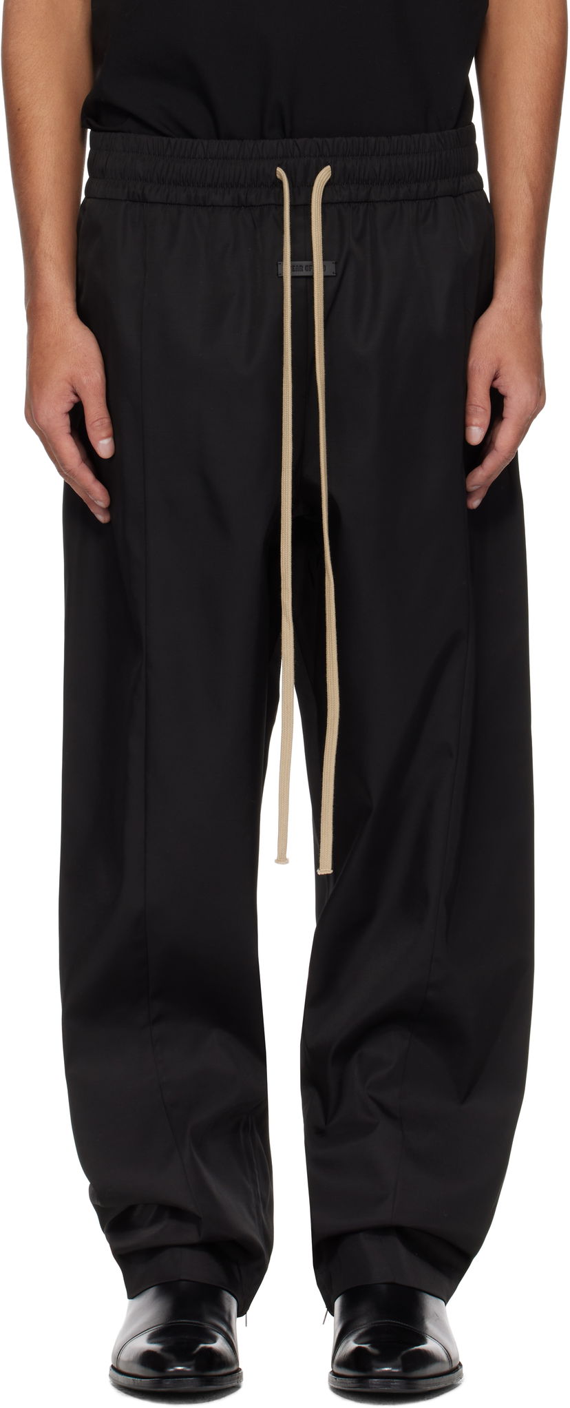 Verryttelyhousut Fear of God Fear of God Center Seam Track Pants Musta | FGE240-4041NYW