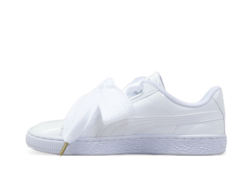 Tennarit ja kengät Puma Basket Heart Patent W Valkoinen | 363073 02