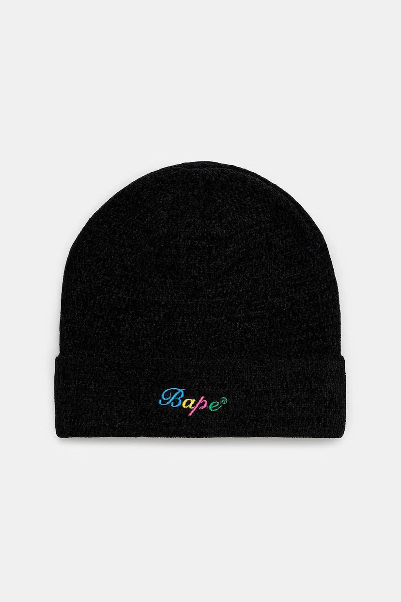 Pipo BAPE A Bathing Ape Knitted Beanie Musta | 1K80281002
