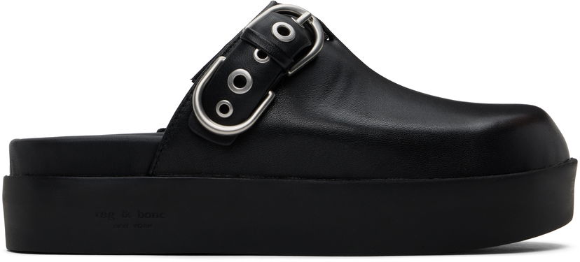 Vaatteet rag & bone Rag & Bone Geo Platform Mules Musta | WFF24HF1003LE03