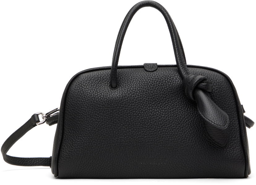 Käsilaukku Jacquemus Jacquemus La Croisière Small Turismo Leather Bag Musta | 25E251BA416-3216