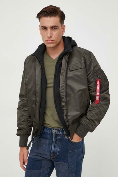 Bomber-takki Alpha Industries MA-1 D-Tec Bomber Jacket Vihreä | 183110.413, 0