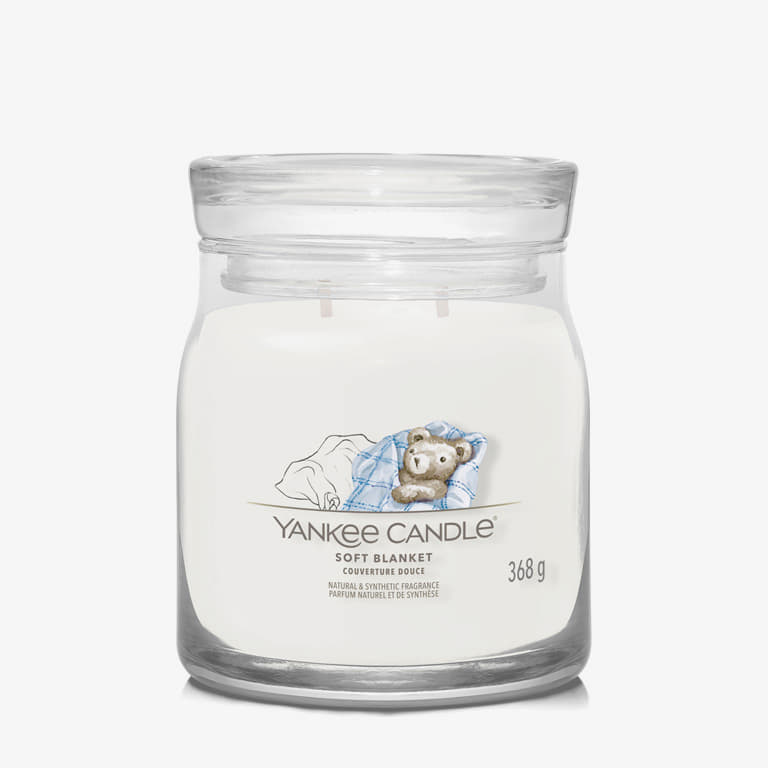 Kynttilät Yankee Candle Signature Medium Jar Candle Soft Blanket Valkoinen | 40795, 0