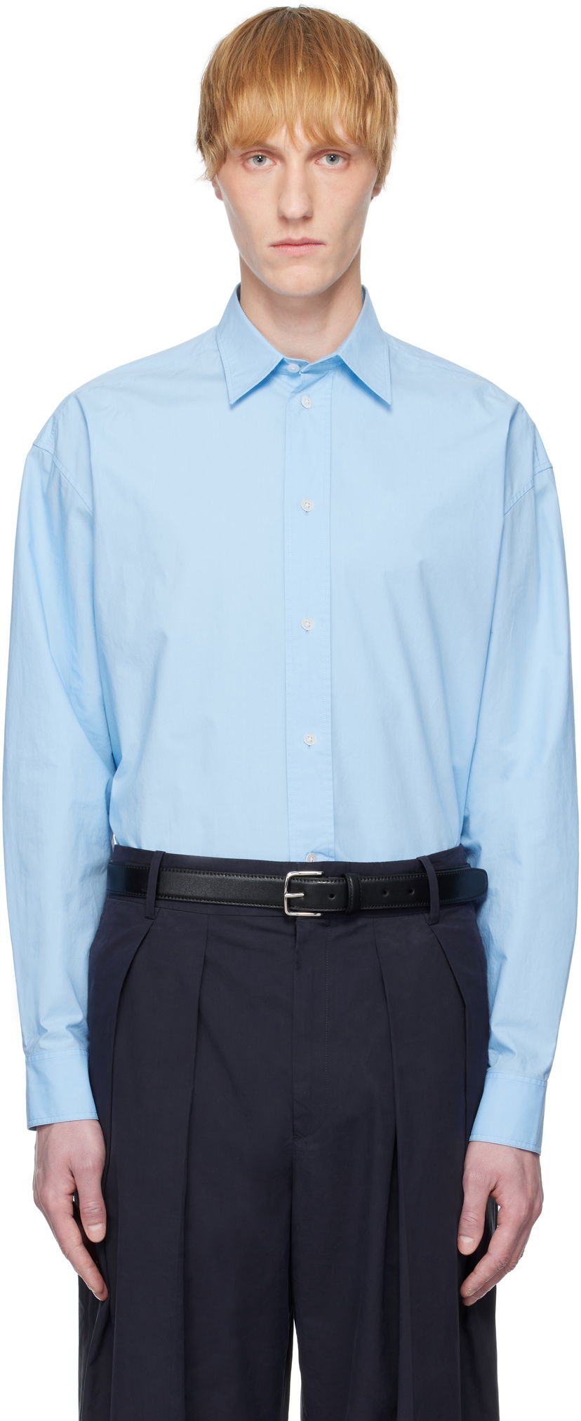 Paita The Row The Row Miller Button-Up Shirt Sininen | 970-W2567