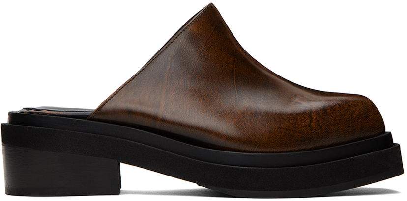 Vaatteet Eckhaus Latta Brown Zoe Clogs Ruskea | FEKLMZOCL06M0F