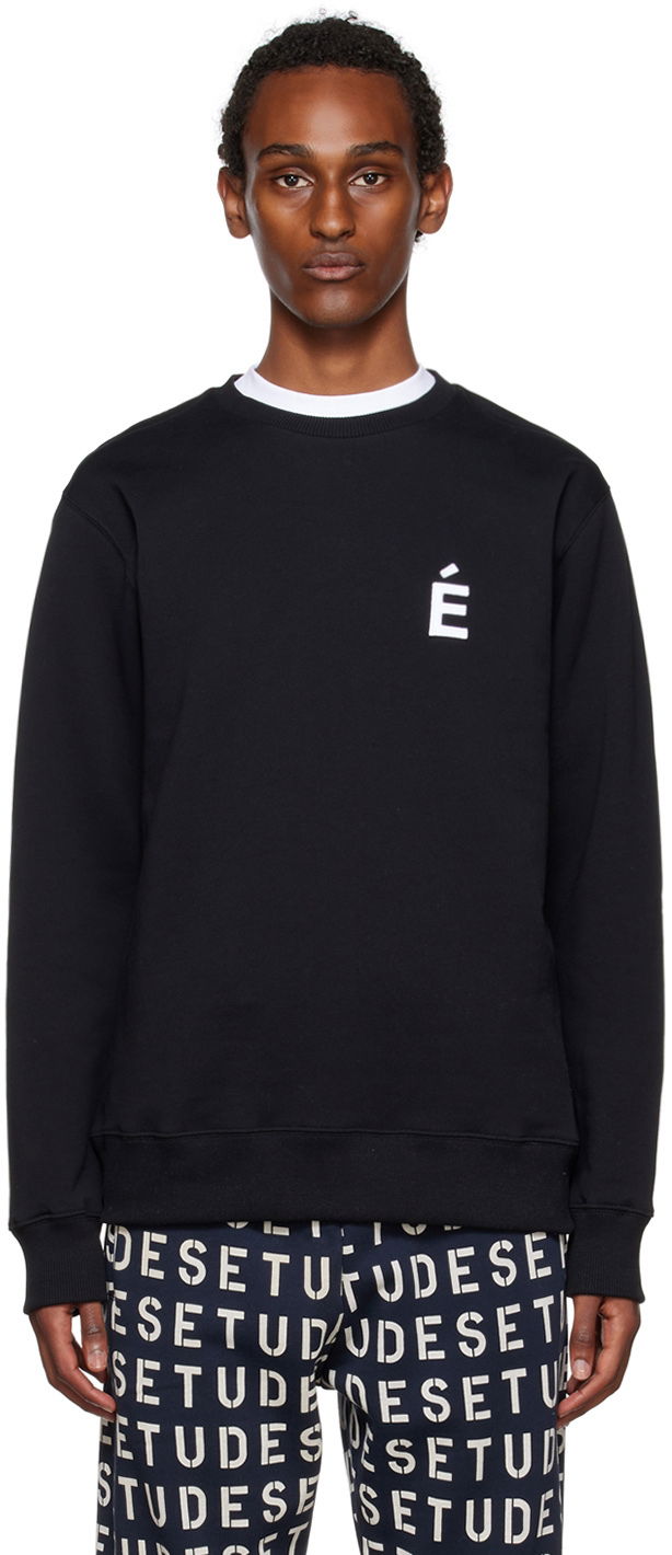 Villapaita Études Études Story Patch Sweatshirt Musta | C00ME202OC16BK