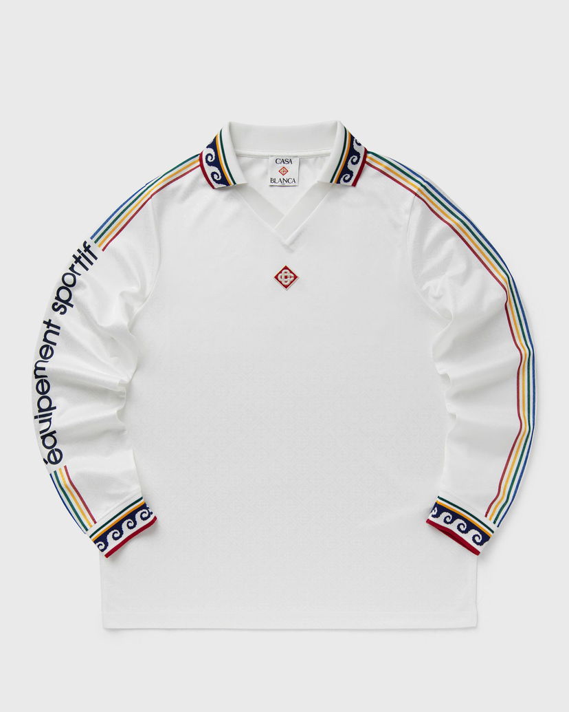 Poolopaita Casablanca Casablanca Long Sleeve Football Shirt Valkoinen | MPS25-JTP-301-01