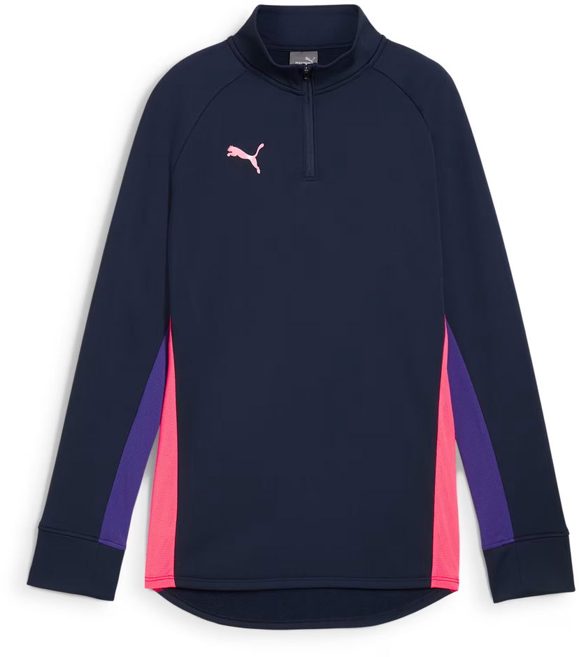 Huppari Puma IndividualBlaze Quarter Zip Long Sleeve Top Tummansininen | 659559-01