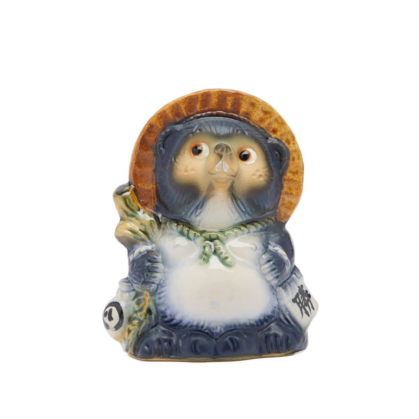 Kodin sisustus BEAMS BEAMS JAPAN Fortune Raccoon Dog Figurine Sininen | 5678-0599-067