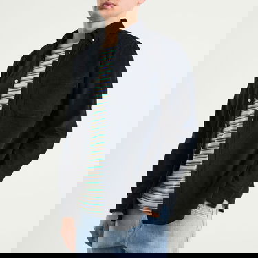 Paita Portuguese Flannel Lobo Button Down Corduroy Shirt Size Small Tummansininen | AW25051-NVY, 5