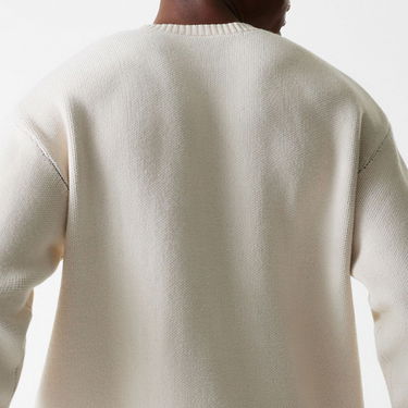 Villapaita New Era New Era NBA LA Lakers Oversized Knit Sweater Beige | 60684350, 6