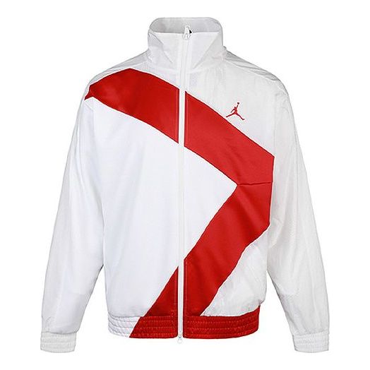 Tuulitakki Jordan Jordan Stand Collar Windproof Jacket Valkoinen | CI7916-100