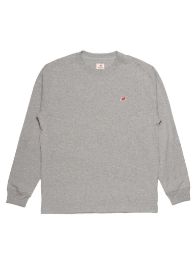 T-paita New Balance Made in USA Long Sleeve Tee Harmaa | MT21542_AG