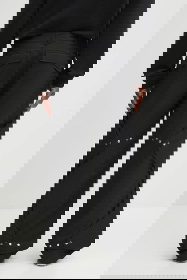 Housut HELIOT EMIL Heliot Emil Diagonal Seam Trousers Musta | PREAW25.M.10.108.BLK01., 2