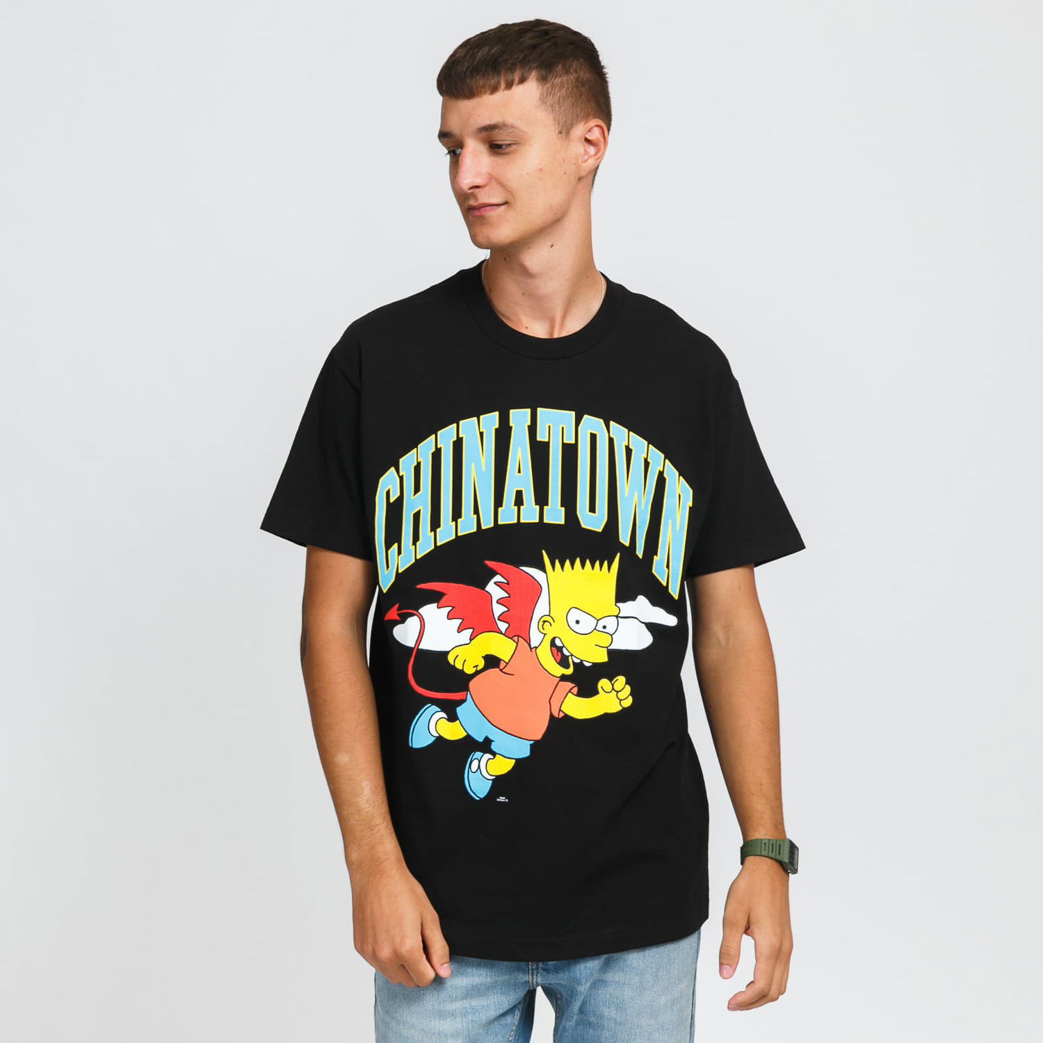 T-paita MARKET The Simpsons Devil Arc Tee Musta | CTM1990342 / 0001, 0