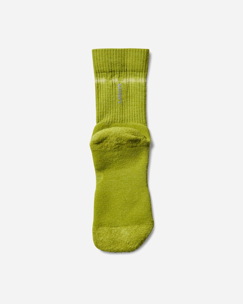 Sukat Satisfy Merino Nylon Tie Dye Tube Socks Vihreä | 32002 TDGG