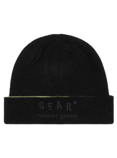 Pipo Mister Green Cashmere Gear Reversible Beanie Monivärinen | MGCASHMERECAP 001