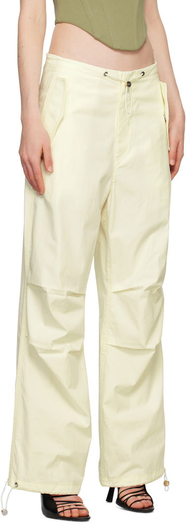 Cargo housut Dion Lee Parachute Trousers with Drawstring Waist Beige | C2100R23, 1