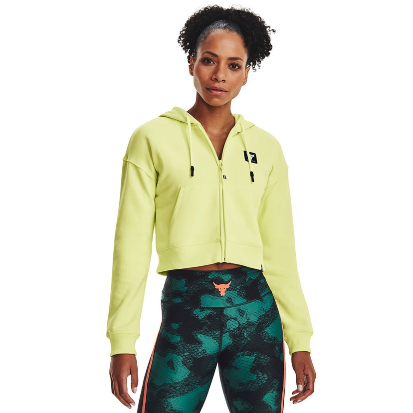 Huppari Under Armour Project Rck Hw Terry Fz Green Vihreä | 1377446-391