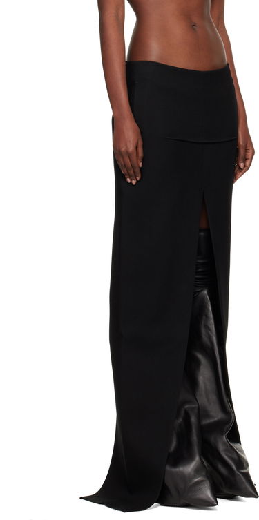 Hame Rick Owens Concordians Sliced Maxi Skirt Harmaa | RO02E4387 WD, 4