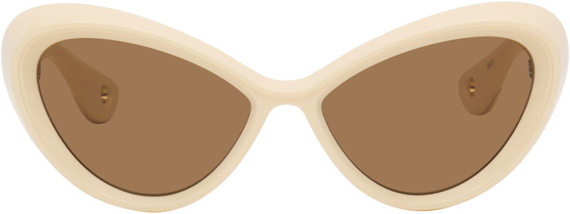 Aurinkolasit Jean Paul Gaultier Jean Paul Gaultier 'The Parisian Cat' Sunglasses Beige | 25/03-U-EY001-X059-03