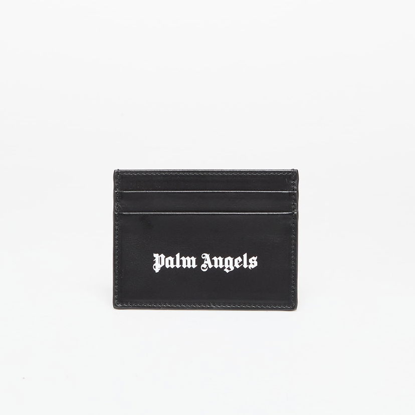 Lompakko Palm Angels Classic Logo Card Holder Black/ White Universal Musta | PMND017C99LEA0021001