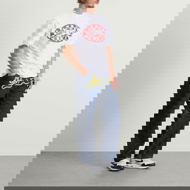T-paita BBC IceCream Checker Running Dog Graphic Tee, Size Large Valkoinen | IC25379-WHT, 4