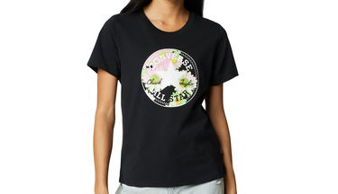 T-paita Converse Converse Floral Patch Graphic Tee Musta | 10023217-A01, 0