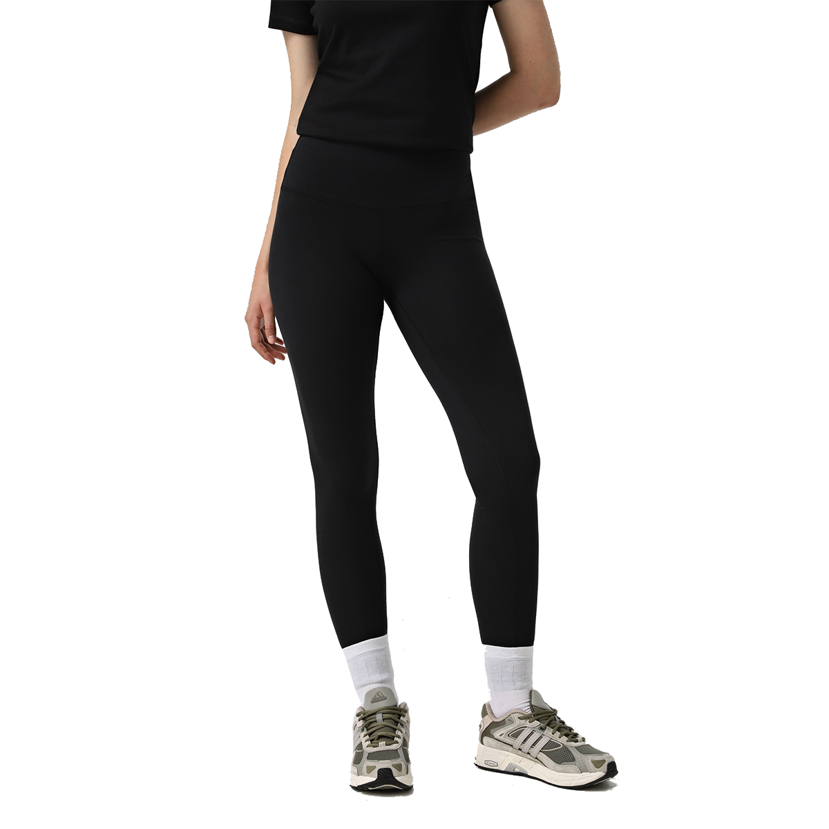 Leggingsit New Balance High Rise Legging 27" Musta | WP43503-BK, 0