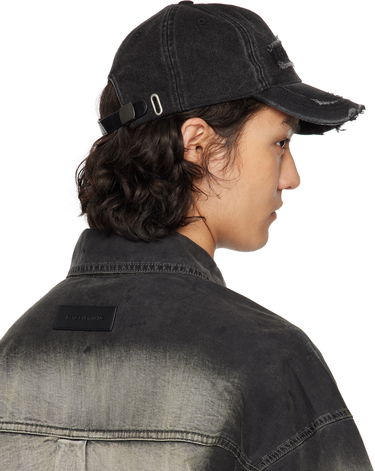 Korkki Feng Chen Wang Feng Chen Wang Denim Baseball Cap Musta | FUS19AC02, 4