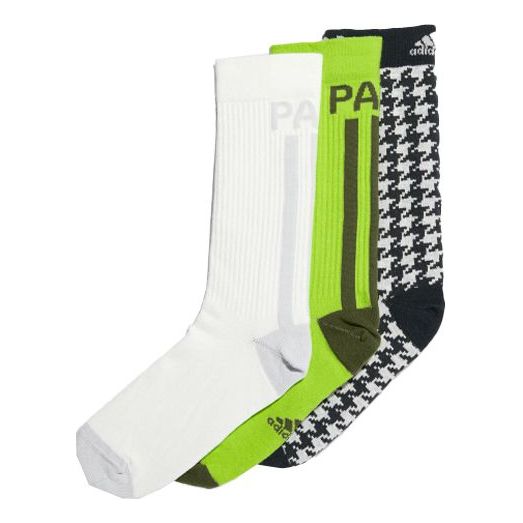 Sukat adidas Originals IVY PARK Crossover Logo Mid Calf Socks (3 Pairs) Monivärinen | HM2598