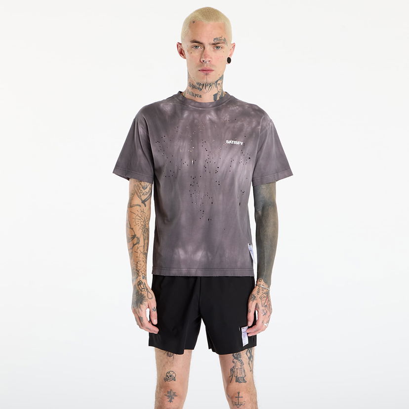 T-paita Satisfy MothTech T-Shirt Sun Bleached Shark Harmaa | 11006-SBSH-SAB