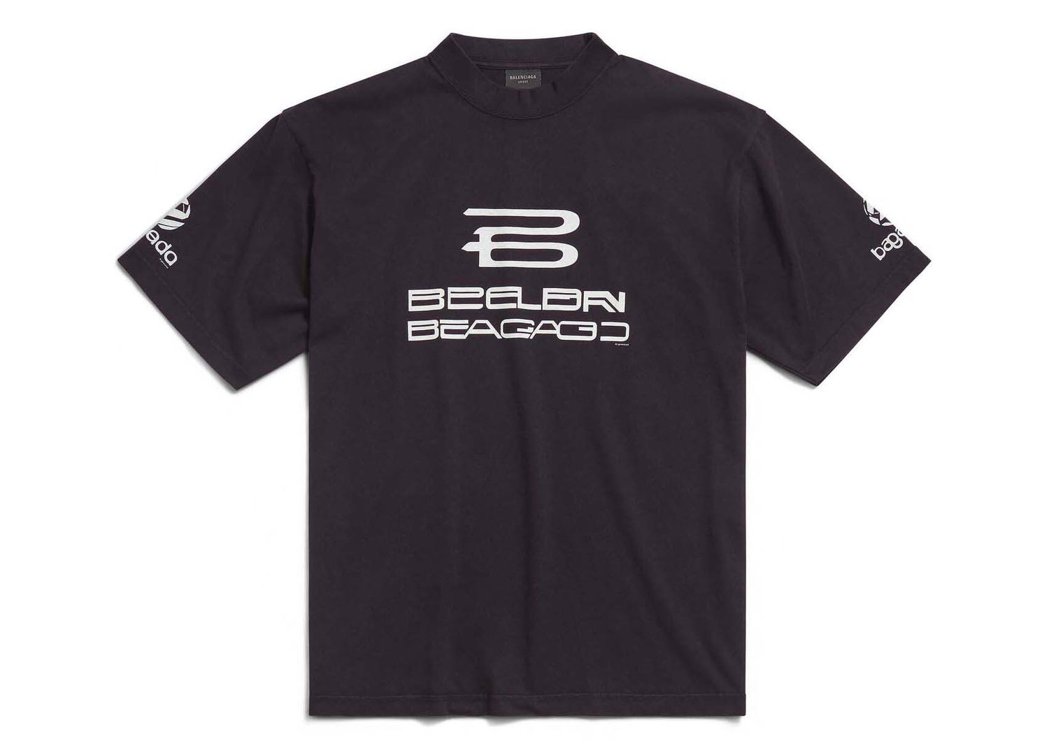 T-paita Balenciaga AI Generated Medium Fit T-shirt Black Musta | 764235 TQVG1, 0