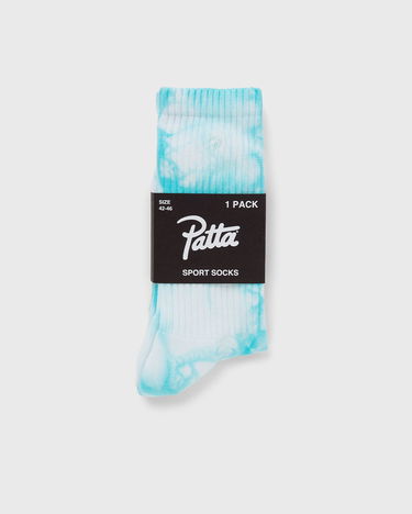 Sukat Patta Tie Dye Script Logo Sport Socks Sininen | POC-SS24-2020-396-0249-084, 0