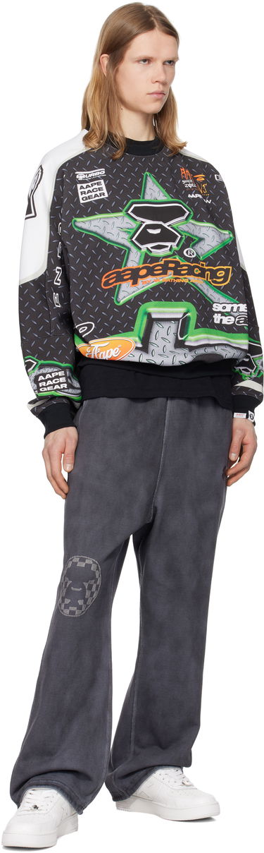 Verryttelyhousut AAPE by A Bathing Ape AAPE by A Bathing Ape AAPE Main Reversible Sweatpants Harmaa | AAPPTMB645XXNBKL, 3