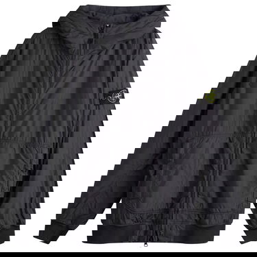 Takki Stone Island Crinkle Reps Nylon Hooded PrimaLoft Jacket, Size Large Musta | K2S154100013-V0026, 0