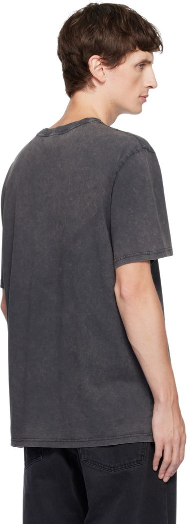 T-paita ISABEL MARANT Hugo Graphic Print Crewneck T-shirt Musta | 25ATS0149HA-C3N05H, 2