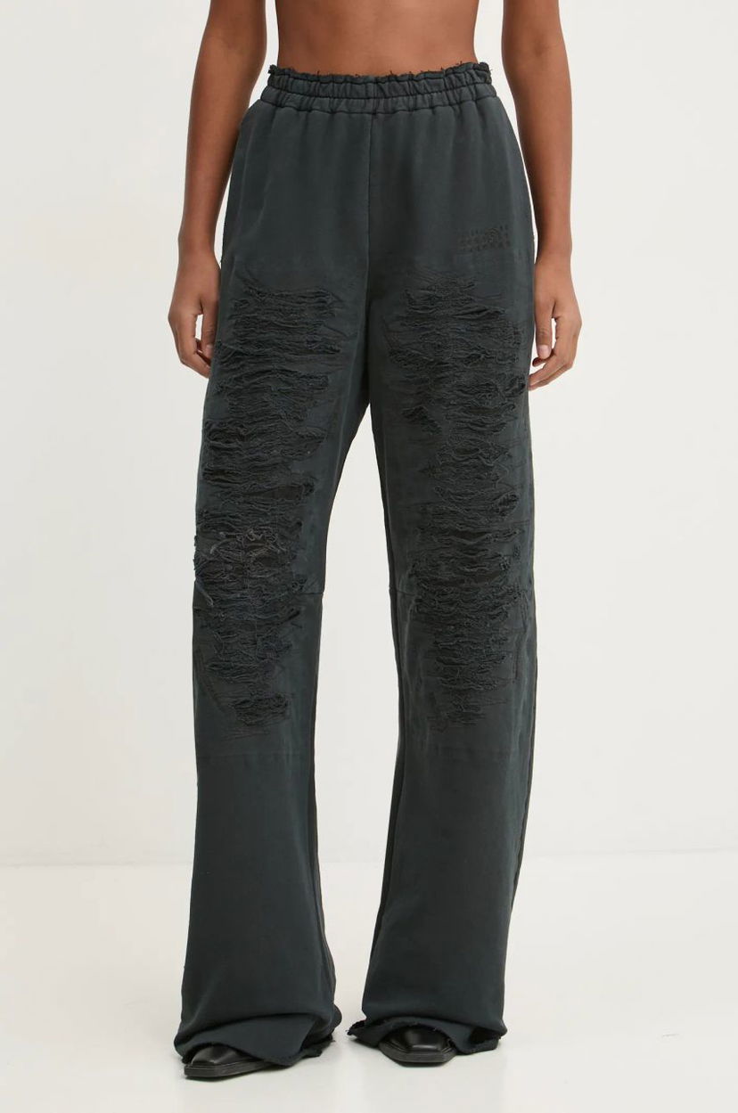 Verryttelyhousut Maison Margiela Distressed Sweatpants Musta | S62KB0214.M25004
