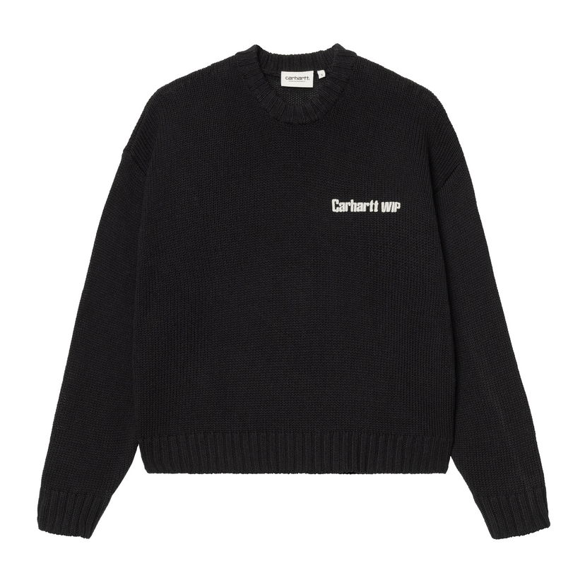 Villapaita Carhartt WIP Growth Knit Sweater Musta | I035184_8