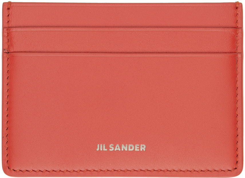 Lompakko Jil Sander Credit Card Holder Vaaleanpunainen | J25VL0009_P5458, 0