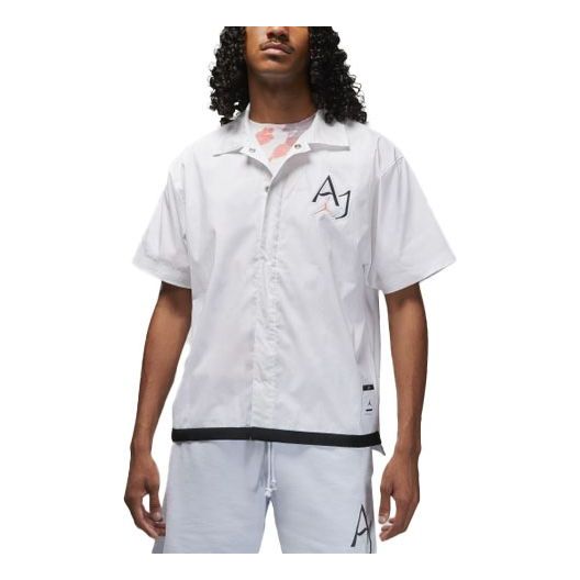 Paita Jordan Jordan Short Sleeve Embroidered Shirt Valkoinen | DM1417-100