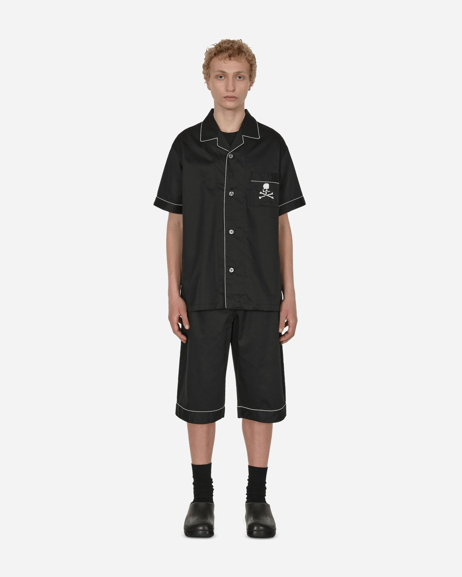 Pyjama Mastermind WORLD Pajama Set Musta | MW22S08-PJ001 BLACK, 0