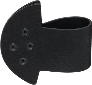 Rannerengas Rick Owens Concordians Anthem Snaps Cuff Bracelet Musta | RA02E0706 LBTBH, 1