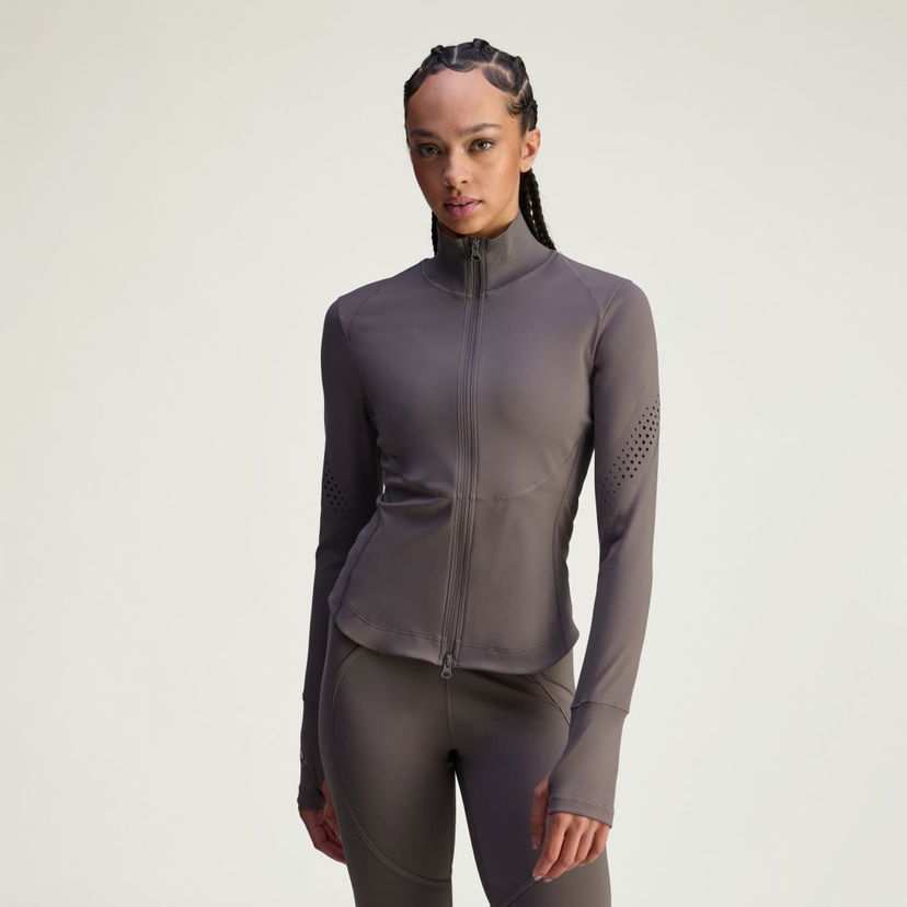 Takki adidas Performance Stella McCartney Perforated Training Jacket Harmaa | JW4553