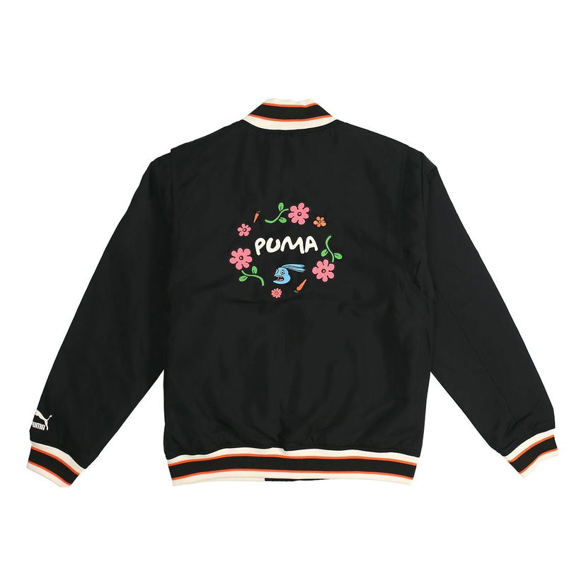 Bomber-takki Puma Randomevent Collaboration Bomber Jacket Musta | 596661-01